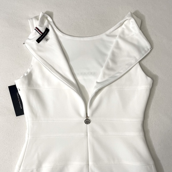 Tommy Hilfiger Sleeveless Scuba Crepe Sheath Dress - Picture 7 of 12